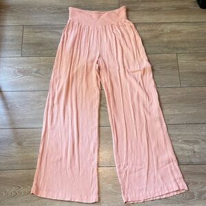 Vero Moda Soft Pink Wide Leg Pants